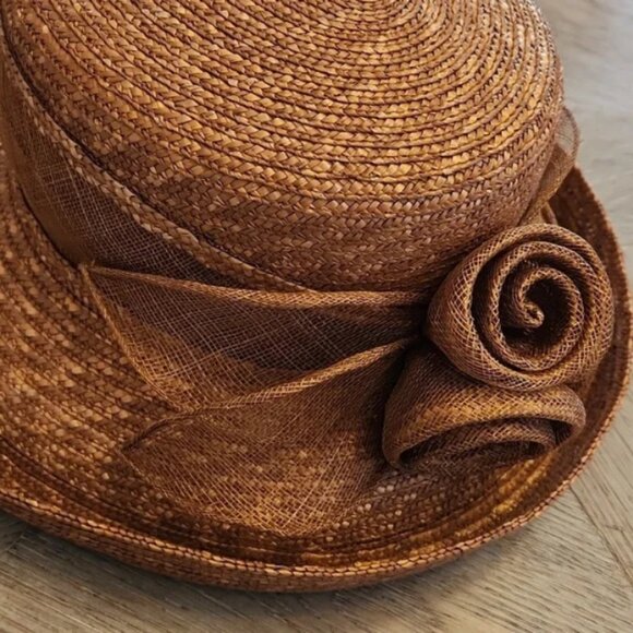 Vintage Betmar New York Straw Hat – Quiet Luxury Autumn Edit – Timeless Boutique - Picture 6 of 16